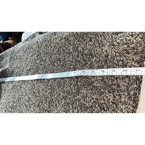 Liz Claiborne Tweed Sweater Beige Turtleneck Cozy Y2K Neutrals Womens S - Picture 6 of 7